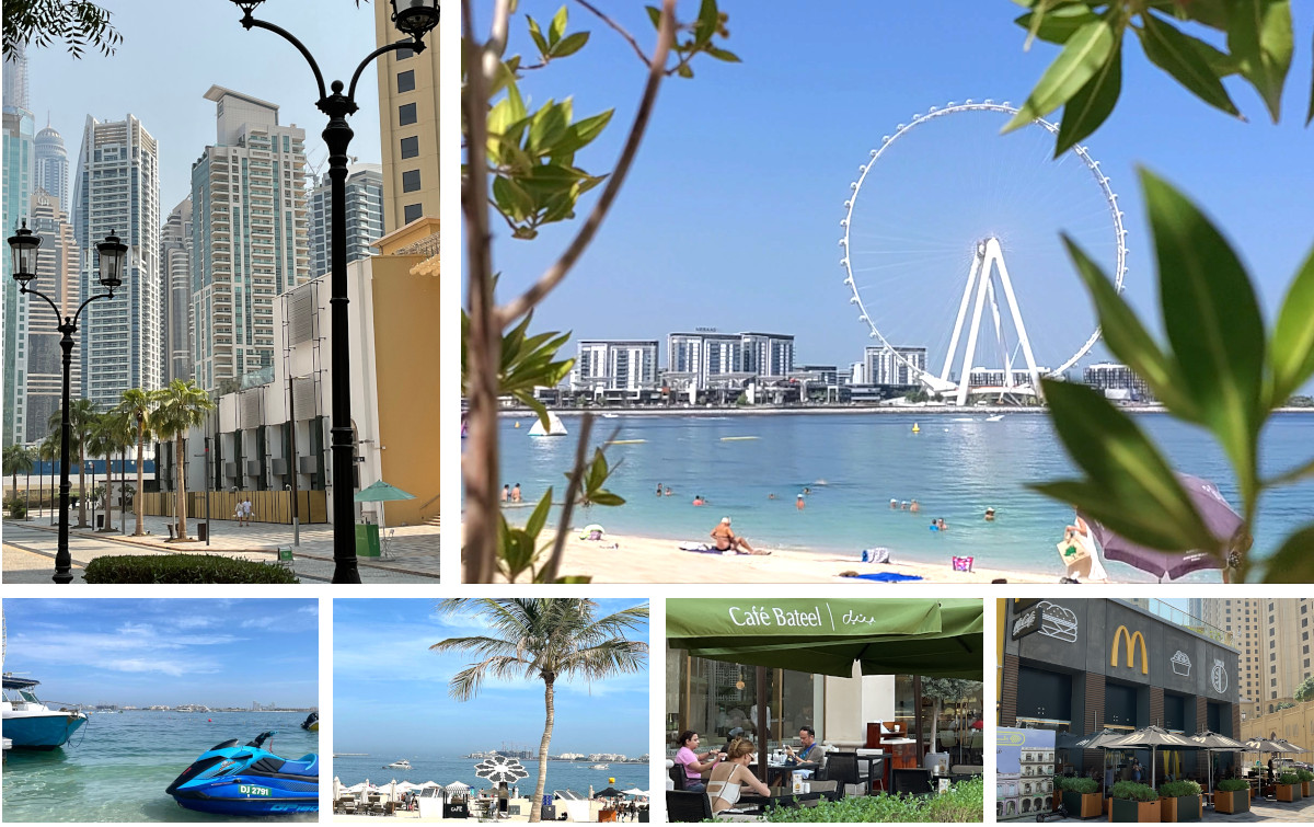 JBR and Royal Oceanic Tower photo collage